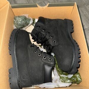 Timberland Black Nubuck Waterproof Boots